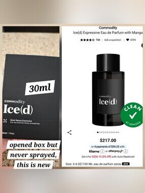 commodity iced expressive 30ml